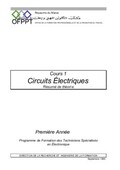 Cours et exercices sur les circuits electriques