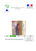 Document de formation electricien d'equipeme