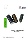 Cours electricite s1