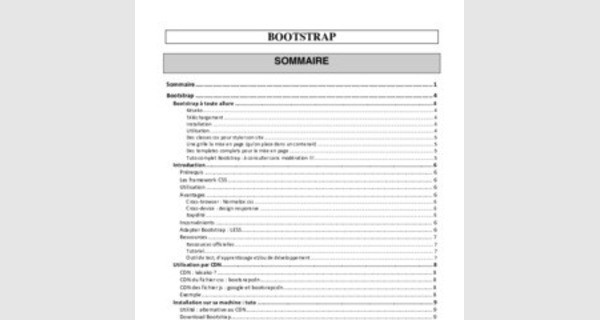 Comment utiliser bootstrap 