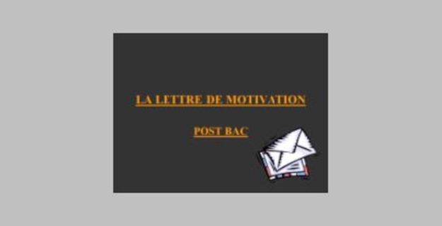 Modèle lettre de motivation PowerPoint