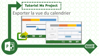 Comment exporter la vue du calendrier dans Ms Project