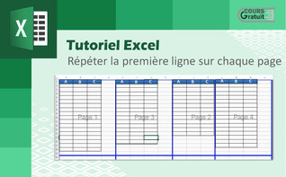 Excel : comment répéter la première ligne sur chaque page