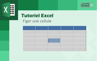 Comment figer une cellule dans Excel