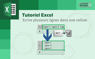 Comment écrire plusieurs lignes dans une cellule sur Excel