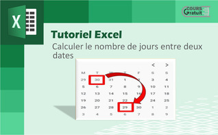 Excel : calculer le nombre de jours entre deux dates