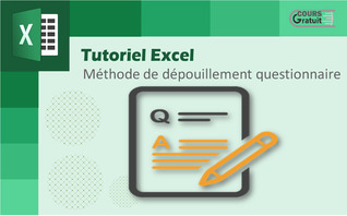 Méthode de dépouillement questionnaire avec Excel