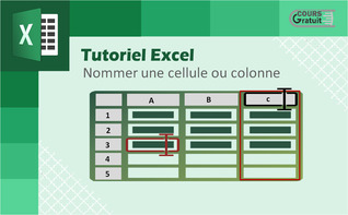 Excel comment nommer une cellule ou colonne dans Excel