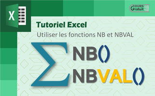 Tuto Excel : utiliser les fonctions NB et NBVAL