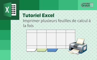 Excel : imprimer plusieurs feuilles de calcul à la fois