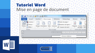 Tutoriel Word : mise en page de document