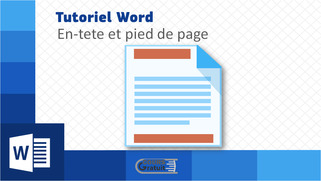 Tutoriel Word en-tete et pied de page