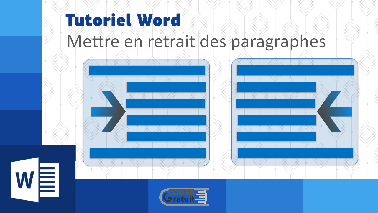 Comment Garder Sur Plusieurs Pages Un Retrait De Lignes Tutoriel Word : comment mettre en retrait des paragraphes - Tutoriel Word