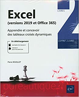 Excel (Versions 2019 et Office 365) Apprendre et concevoir des tableaux croisés dynamiques