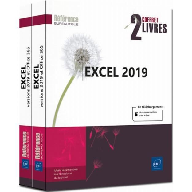 Excel 2019 – Coffret de 2 livres : Le Manuel de référence + le Cahier d’exercices